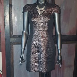 Final⬇️ Stunning Tibi metal shimmer dress